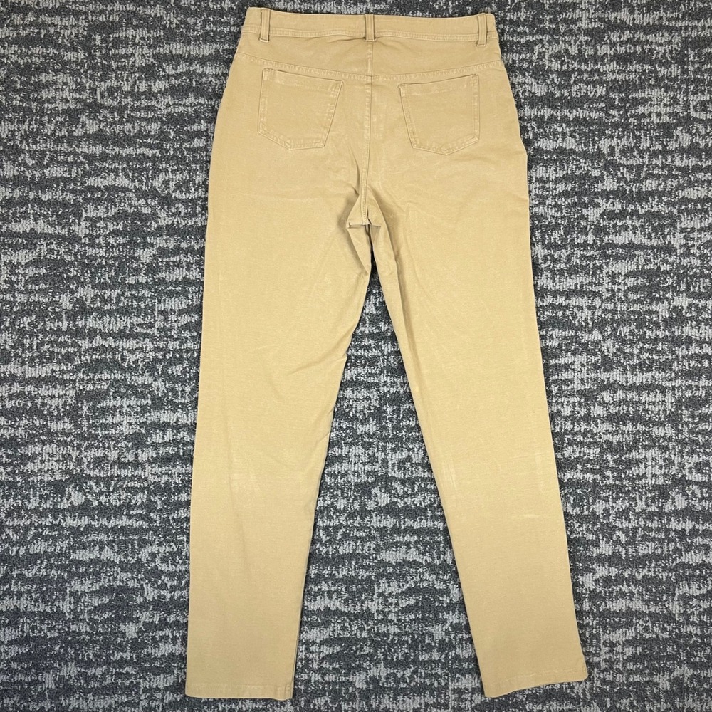 Women with Control Renee Greenstein Tan Khaki Slim Leg Pants A210793 Size S - Picture 2 of 7